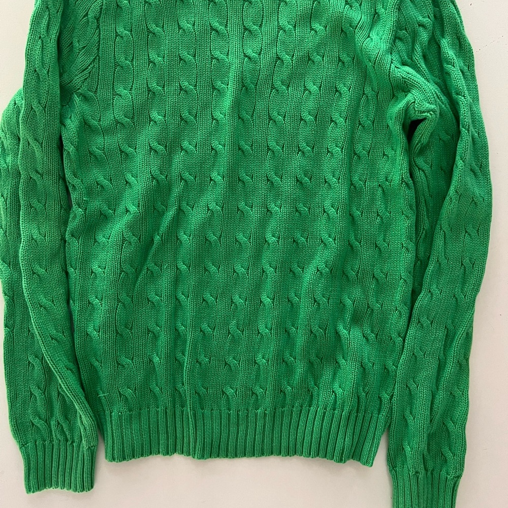 Green Ralph Lauren sweater 100% cotton